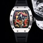 RICHARD MILLE Factory RM057 Silver steel case diameter 50mm Watch